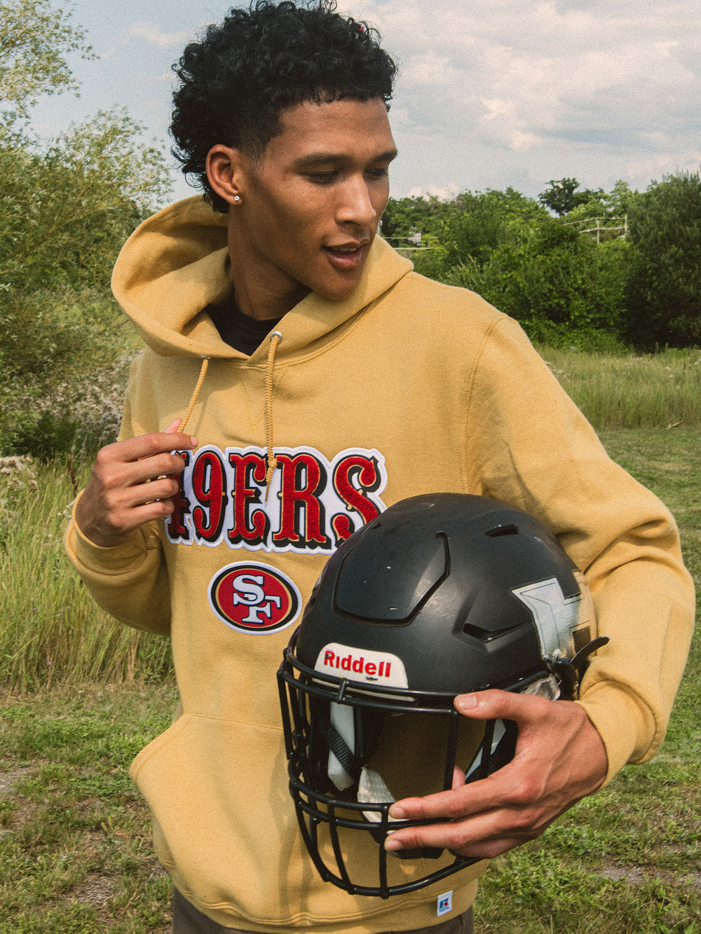 NFL SAN FRANCISCO 49ERS END ZONE PULLOVER HOODIE