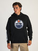 CHAMPION NHL EDMONTON OILERS CENTER ICE PULL OVER HOODIE CHAMPION - Boathouse USA