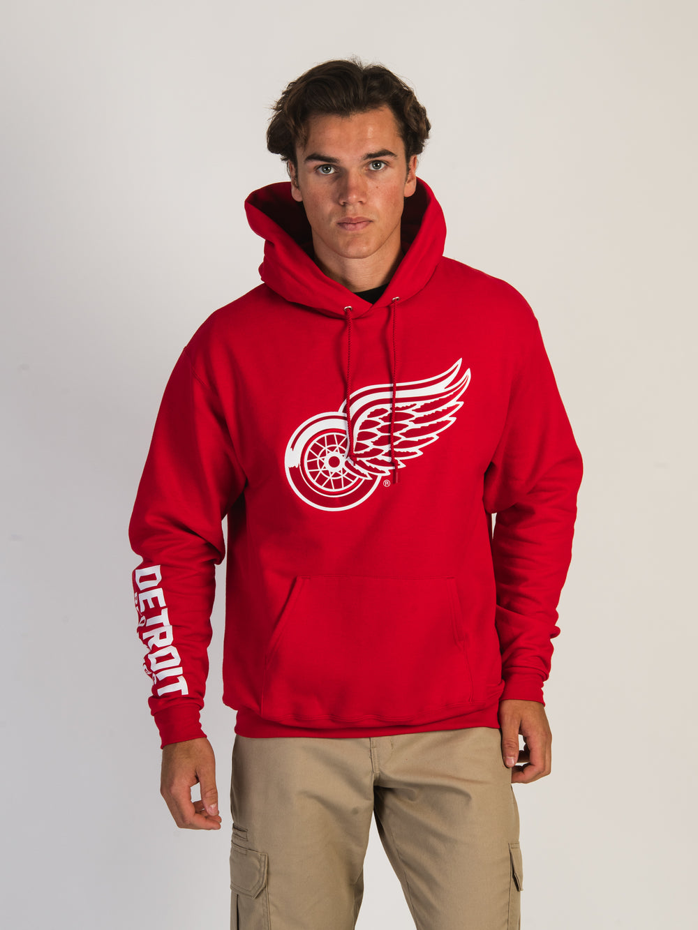 NHL DETROIT RED WINGS CENTER ICE PULL OVER HOODIE