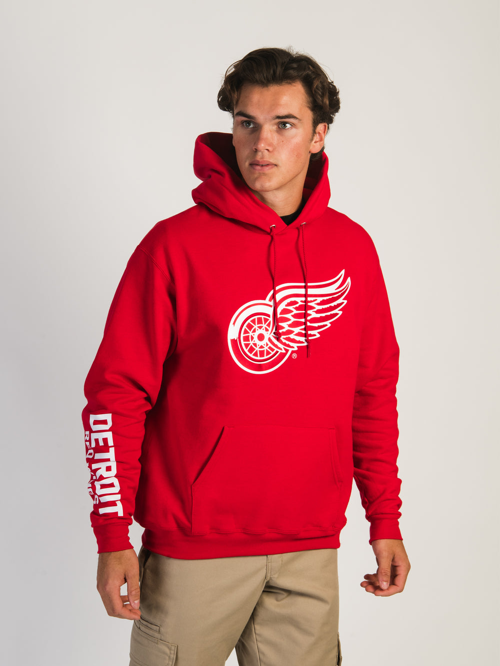 NHL DETROIT RED WINGS CENTER ICE PULL OVER HOODIE