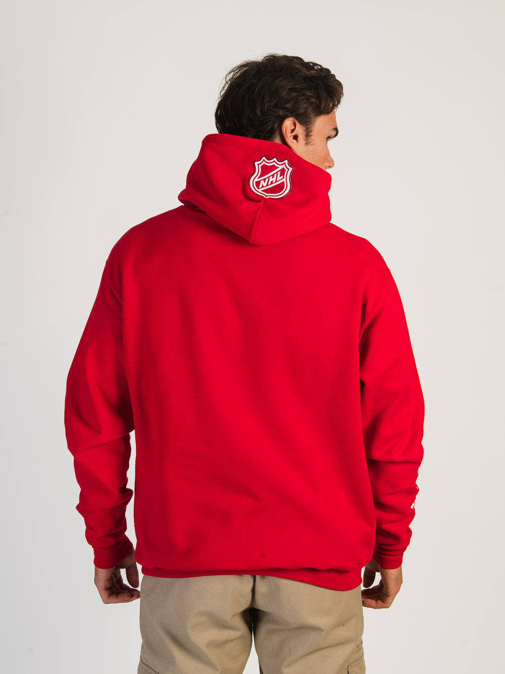 CHAMPION NHL DETROIT RED WINGS CENTER ICE PULL OVER HOODIE