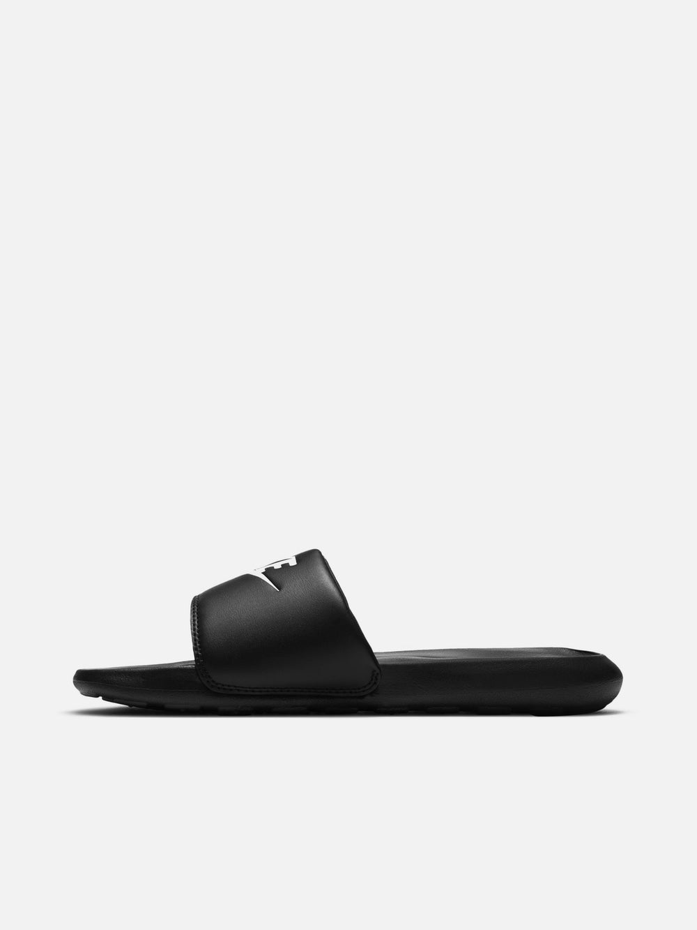 WOMENS NIKE VICTORI ONE SLIDES - BLACK/WHITE