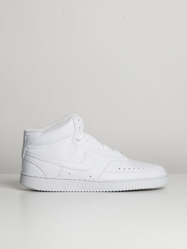 MENS NIKE COURT VISION MID NEXT NATURE SNEAKER - WHITE