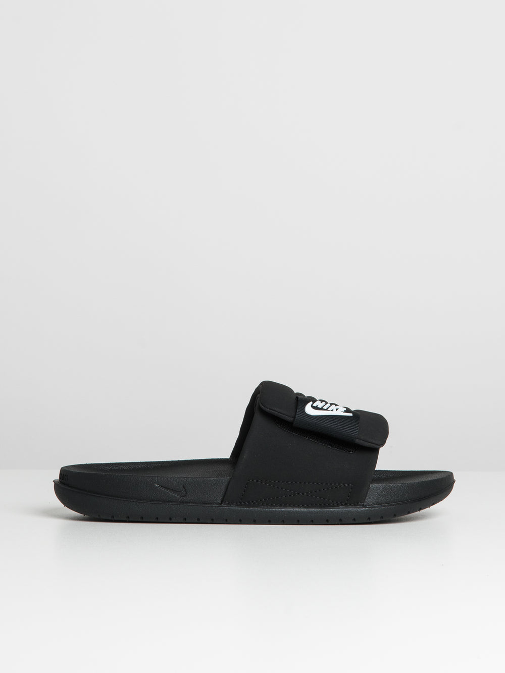 MENS NIKE OFFCOURT ADJUST SLIDES - BLACK/WHITE