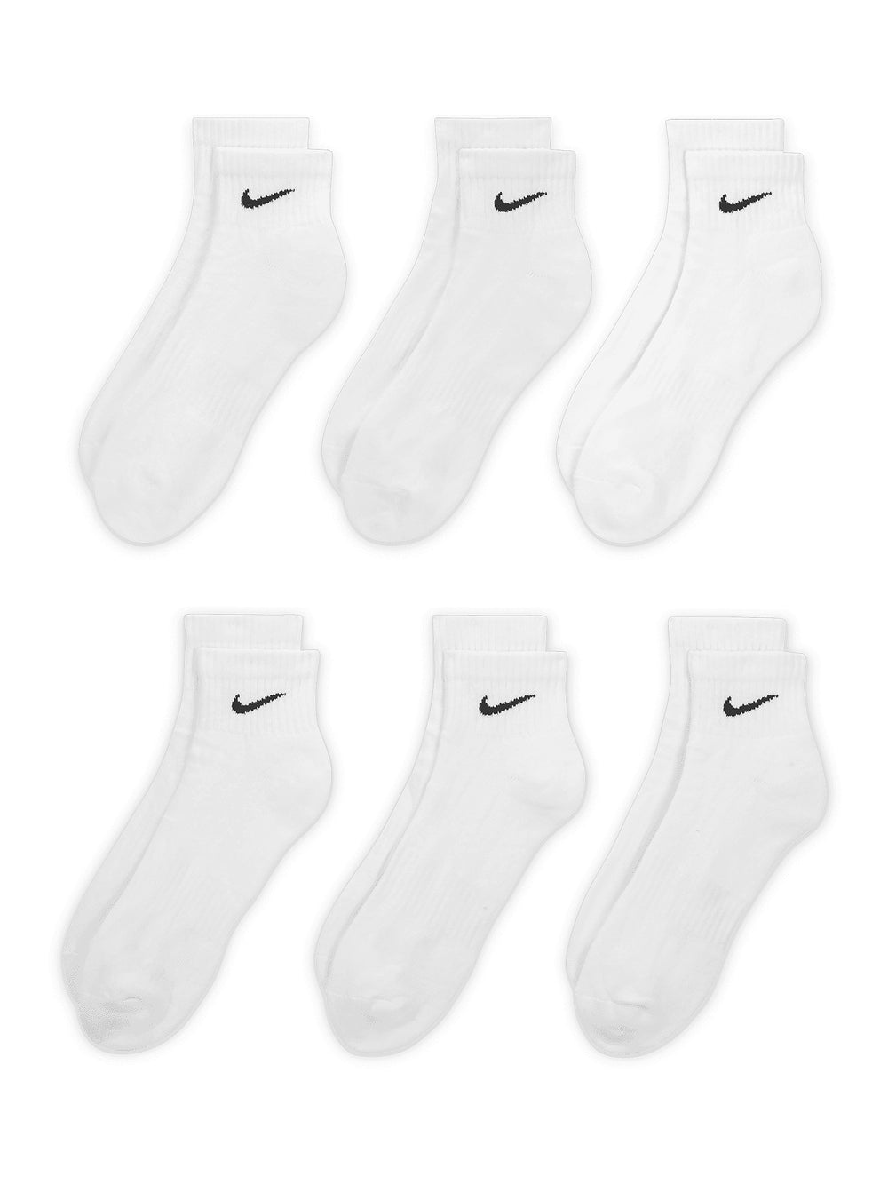 NIKE EVERYDAY CUSHIONED ANKLE SOCKS 6 PACK