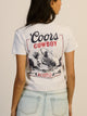 COORS RODEO BOXY TEE COORS - Boathouse USA