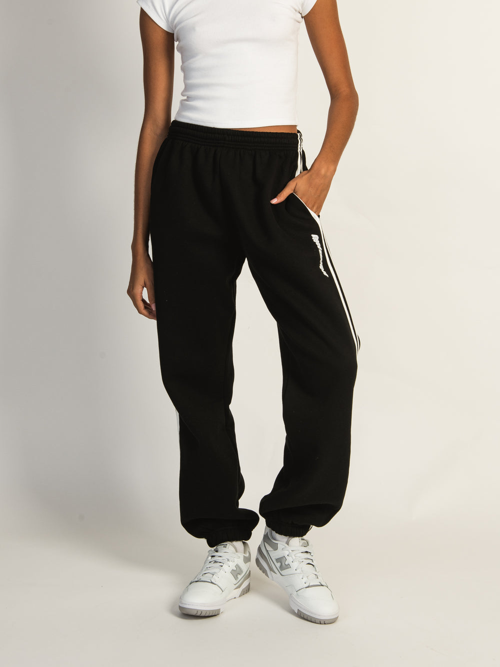 PRINCESS POLLY STRIPE TRACK PANTS