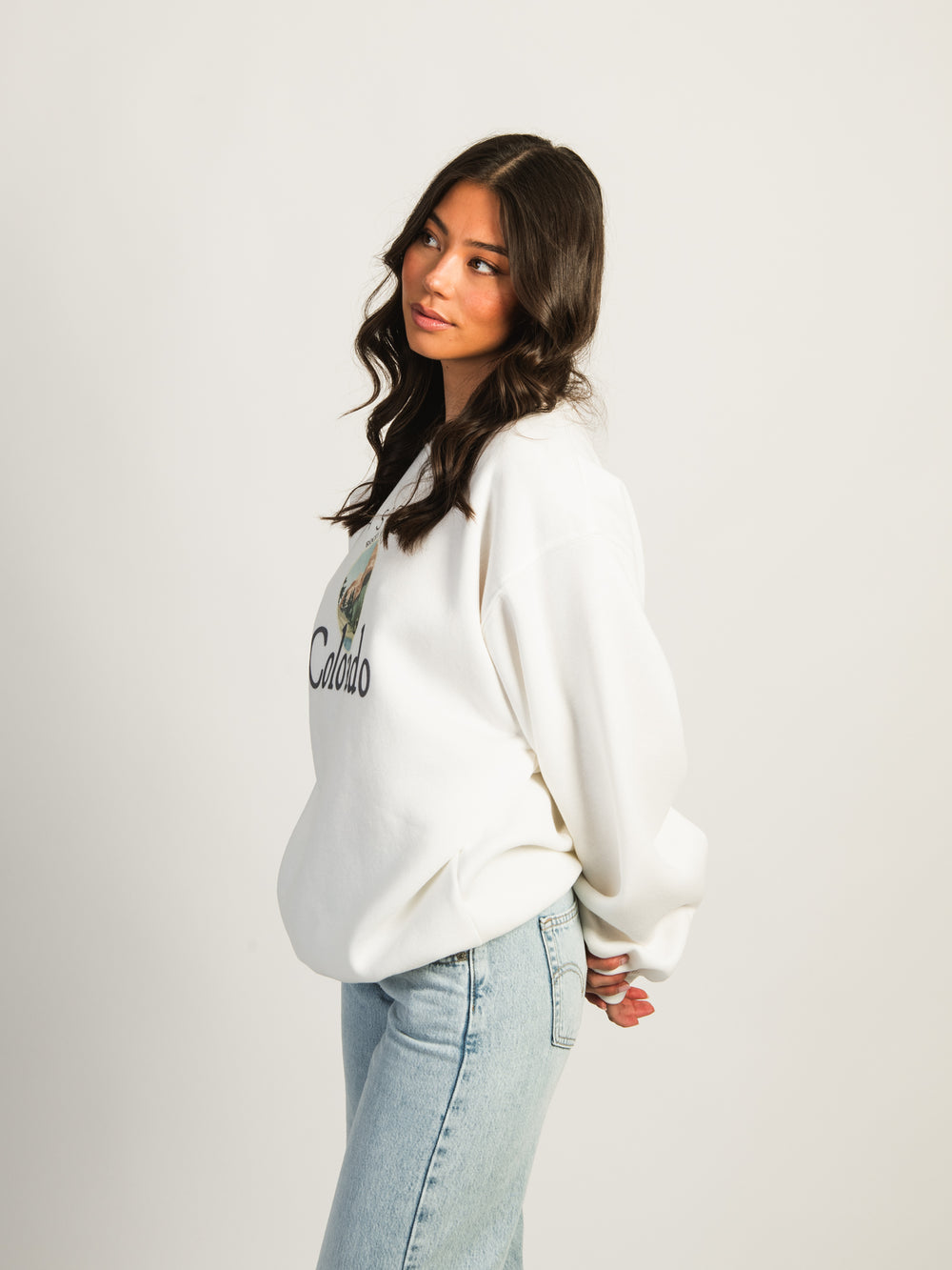 PRINCESS POLLY COLORADO OVERSIZED CREWNECK SWEATSHIRT