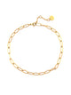PURA VIDA PAPERCLIP CHAIN ANKLET - GOLD PURA VIDA - Boathouse USA