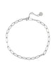 PURA VIDA PAPERCLIP CHAIN ANKLET - SILVER PURA VIDA - Boathouse USA