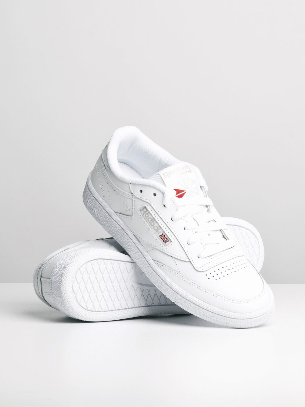 WOMENS REEBOK CLUB C 85 WHITE/GREY SNEAKER