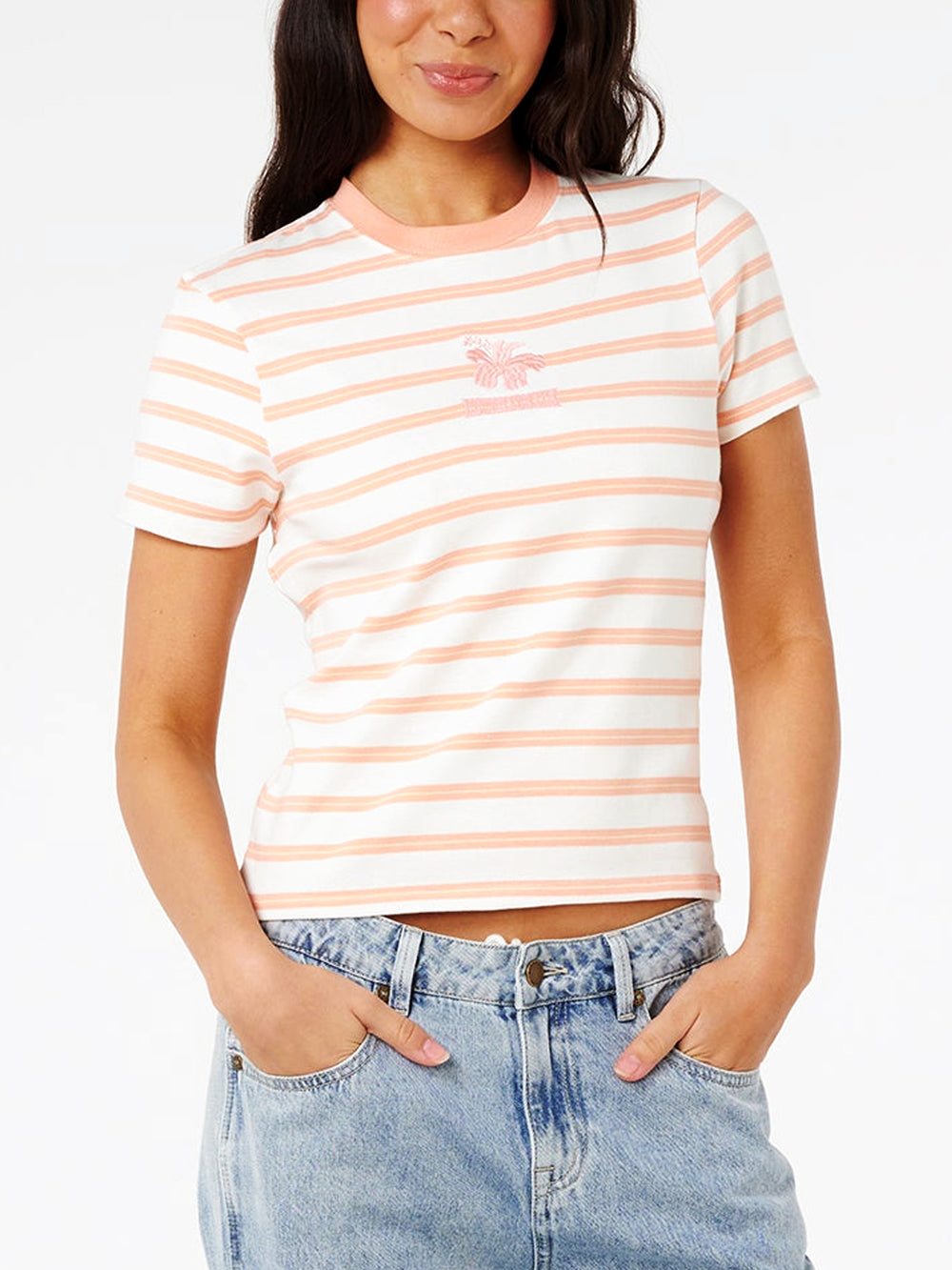 RIP CURL HALF MOON BAY FITTED TEE