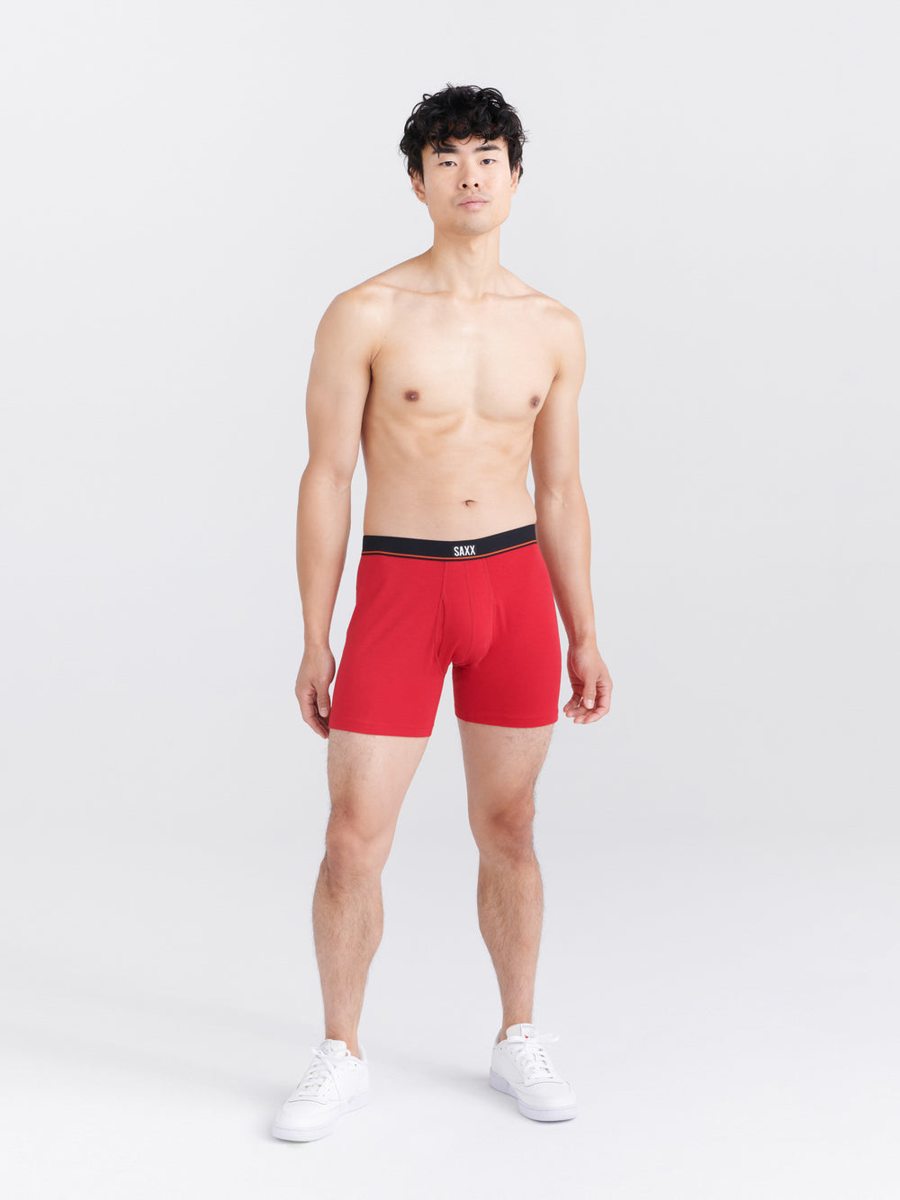 SAXX NON STOP STRETCH COTTON BOXER BRIEFS