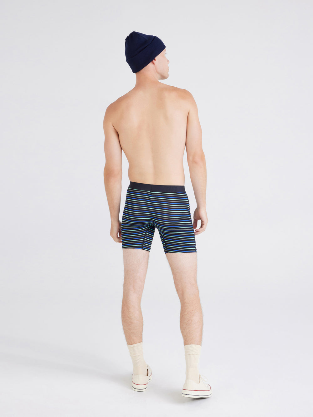 SAXX VIBE EXTRA BOXER BRIEF - GENT's STRIPE