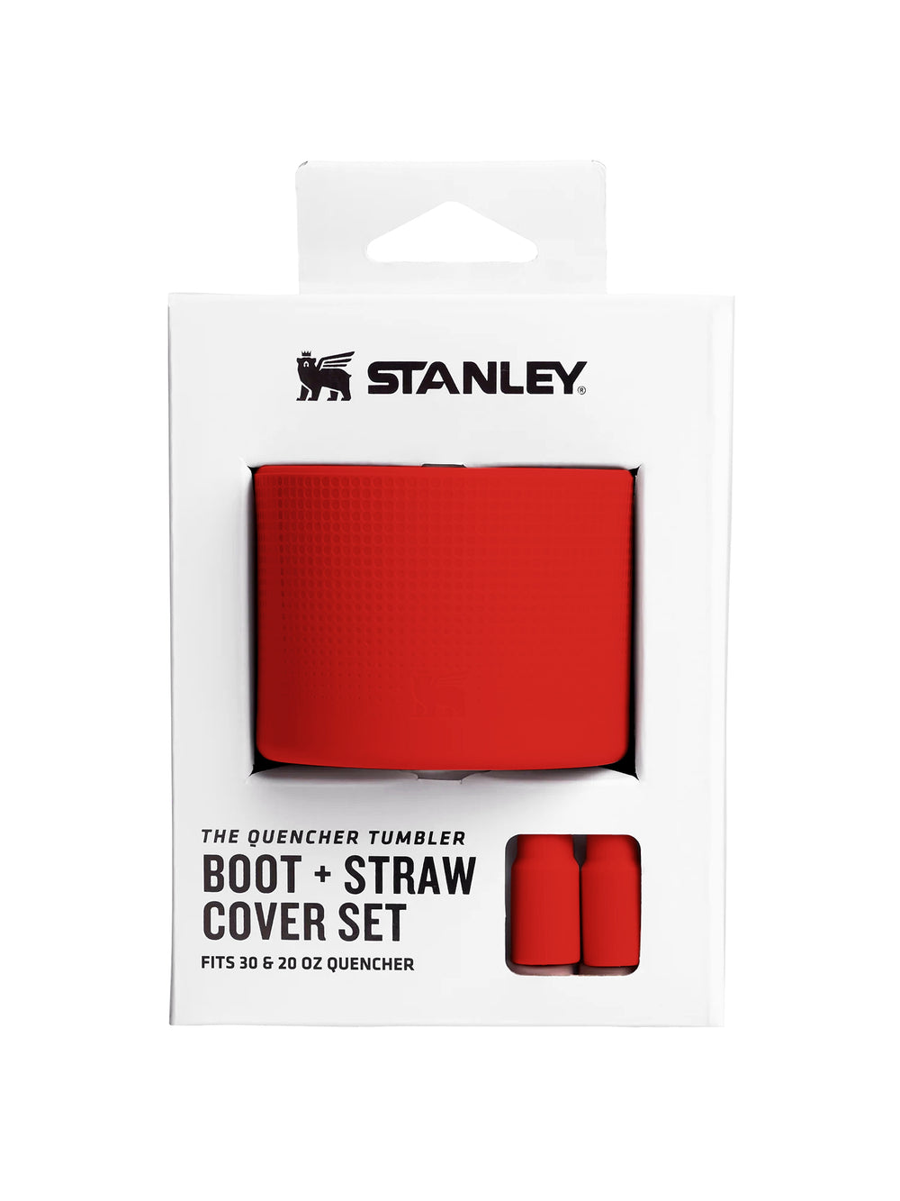 STANLEY QUENCHER 30OZ BOOT AND STRAW COVER - CHILI