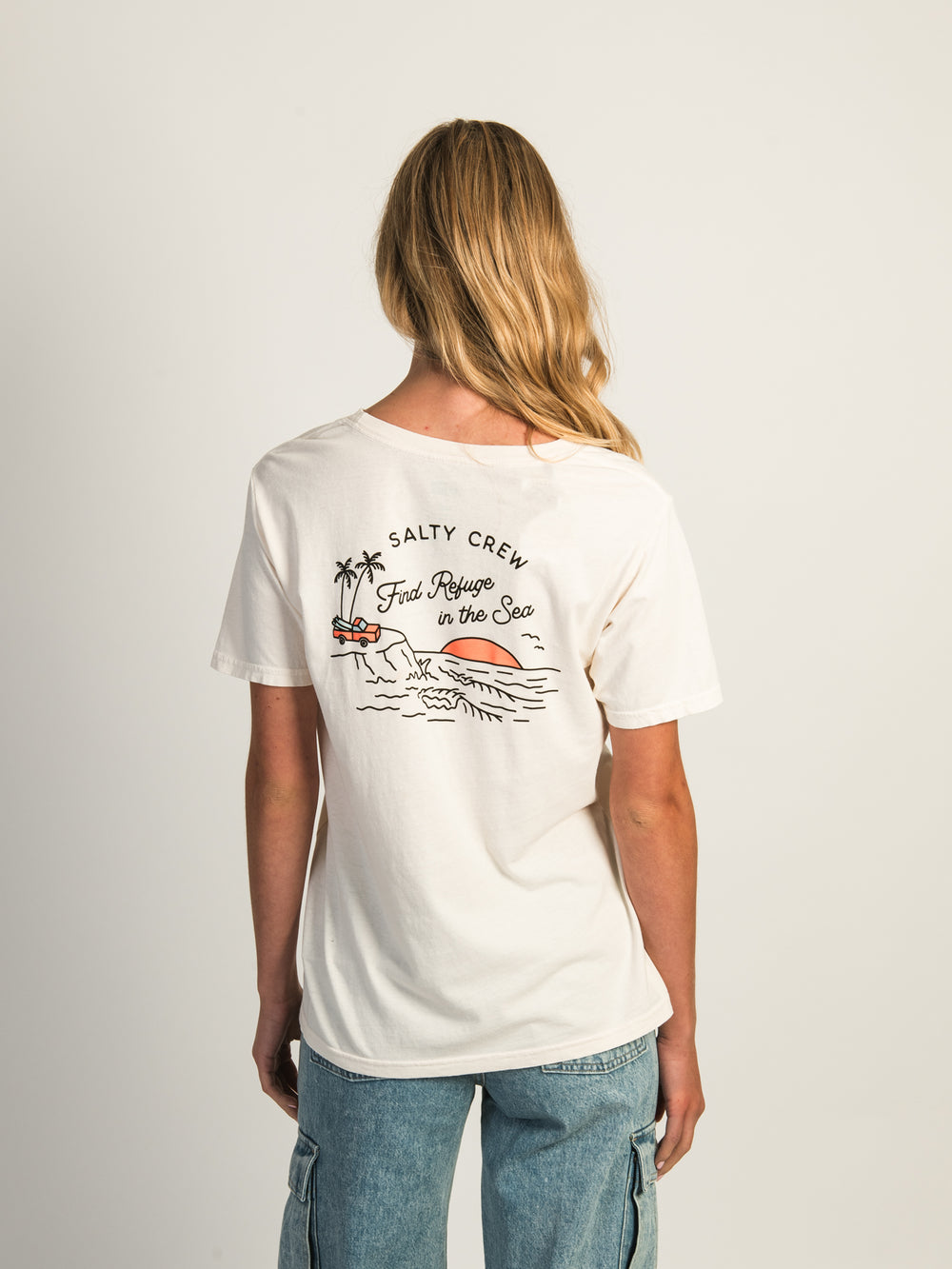 SALTY CREW LOOKOUT BOYFRIEND T-SHIRT