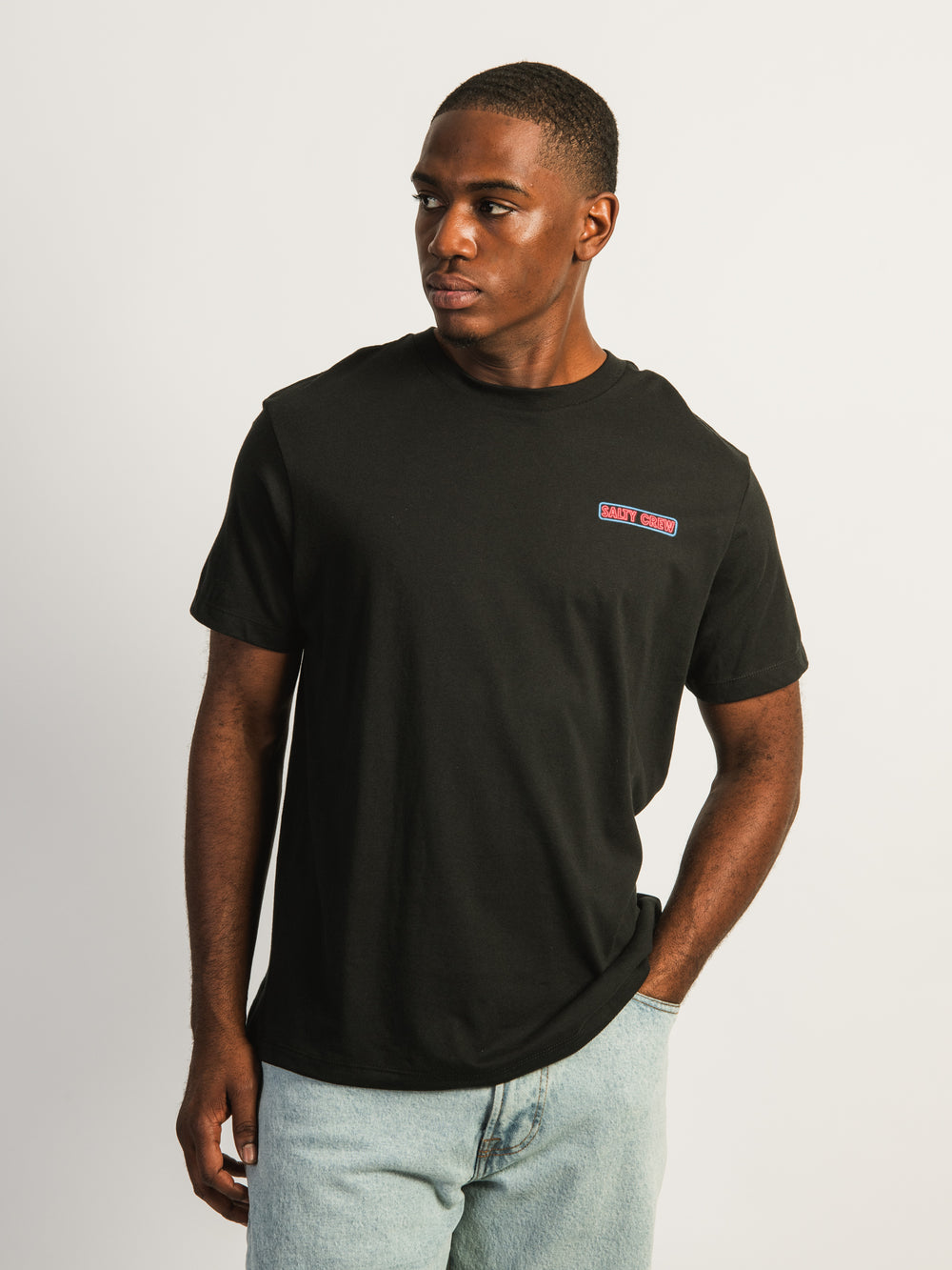 SALTY CREW NEON SIGN T-SHIRT