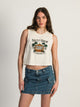 SALTY CREW SALTY HUT CROPPED TANK TOP SALTY CREW - Boathouse USA