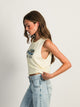 SALTY CREW MESSAGE CROPPED TANK TOP