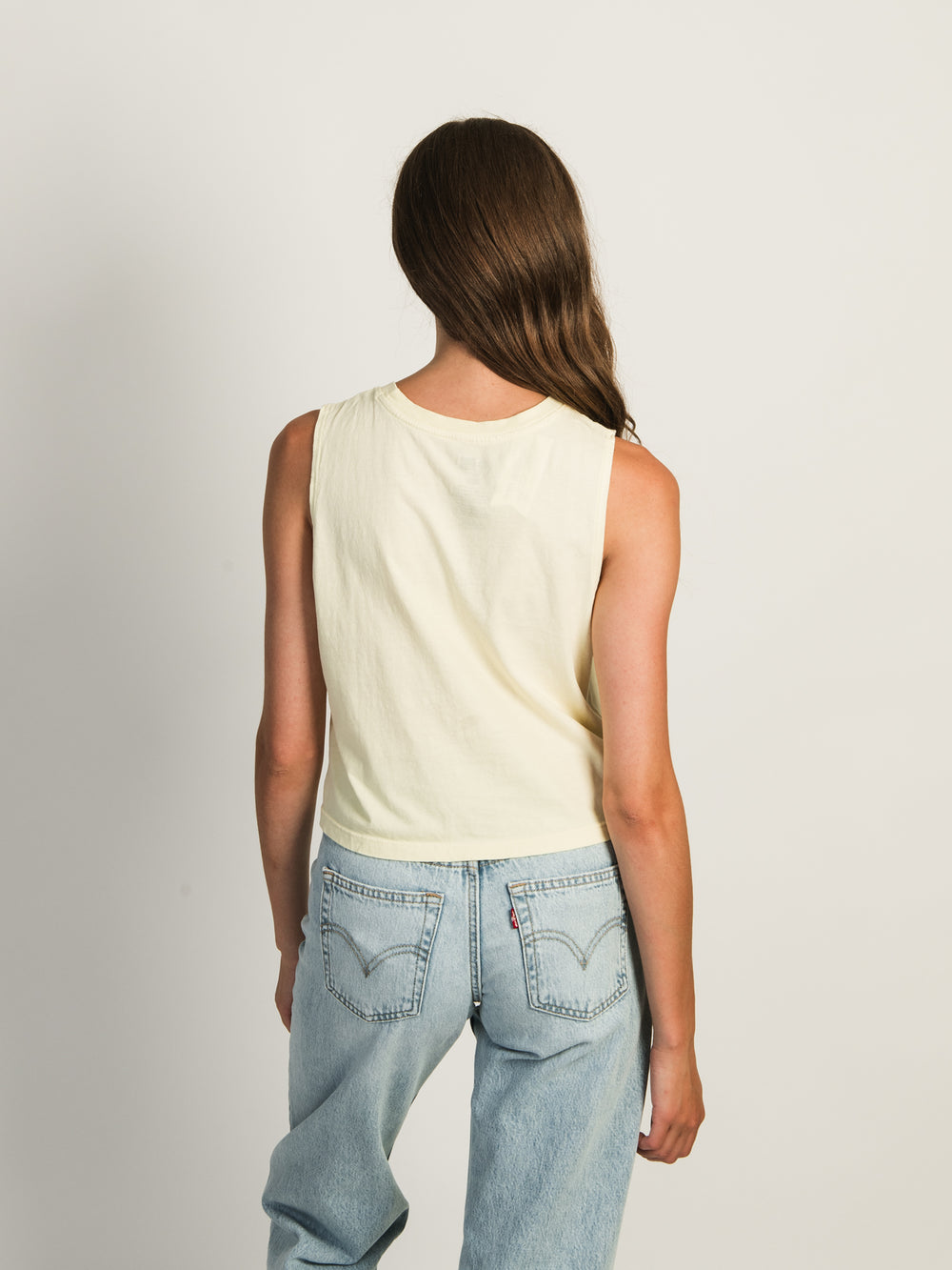 SALTY CREW MESSAGE CROPPED TANK TOP