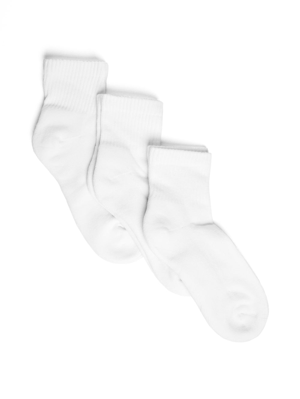 SCOUT & TRAIL CREW SOCK 3 PACK SOCKS - WHITE