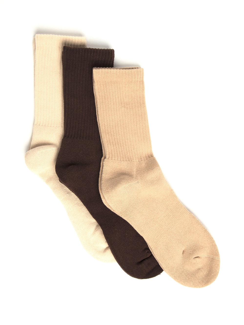 SCOUT & TRAIL CREW SOCK 3 PACK- BROWN