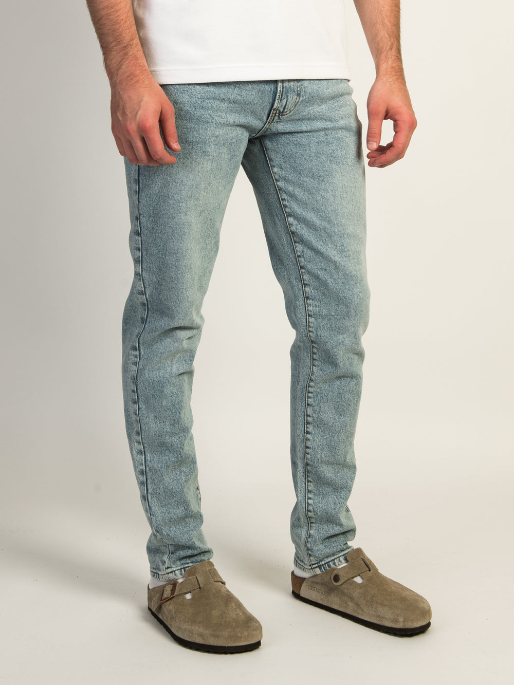 TAINTED ATHLETIC FIT DENIM - LIGHT WASH