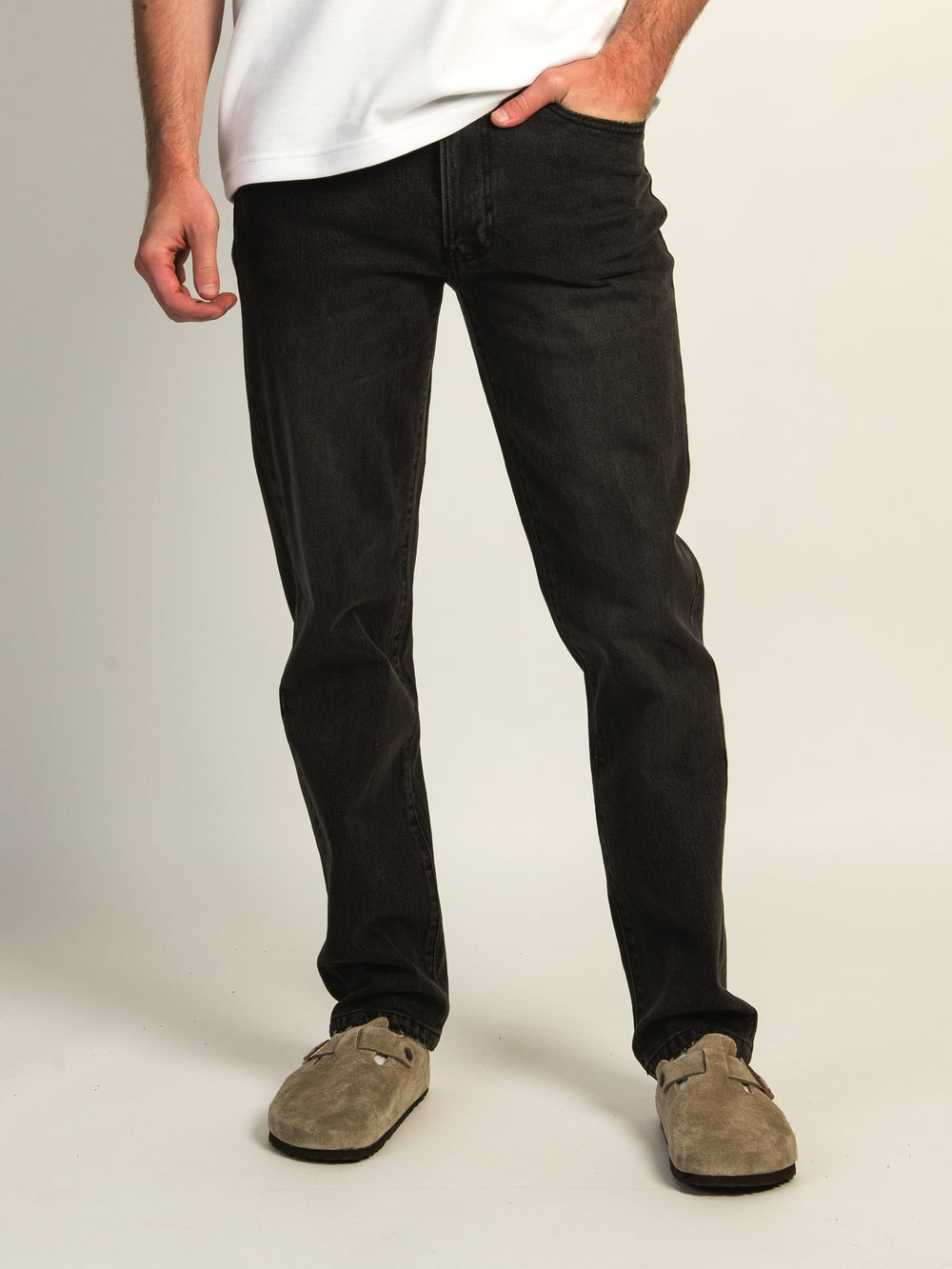 TAINTED 90'S STRAIGHT LEG DENIM - BLACK WASH