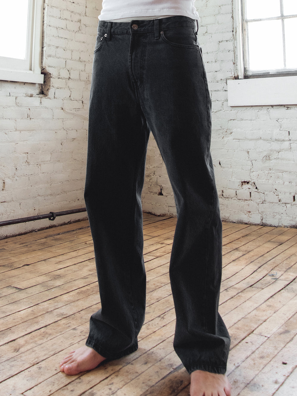 TAINTED BAGGY FIT DENIM - VINTAGE BLACK WASH