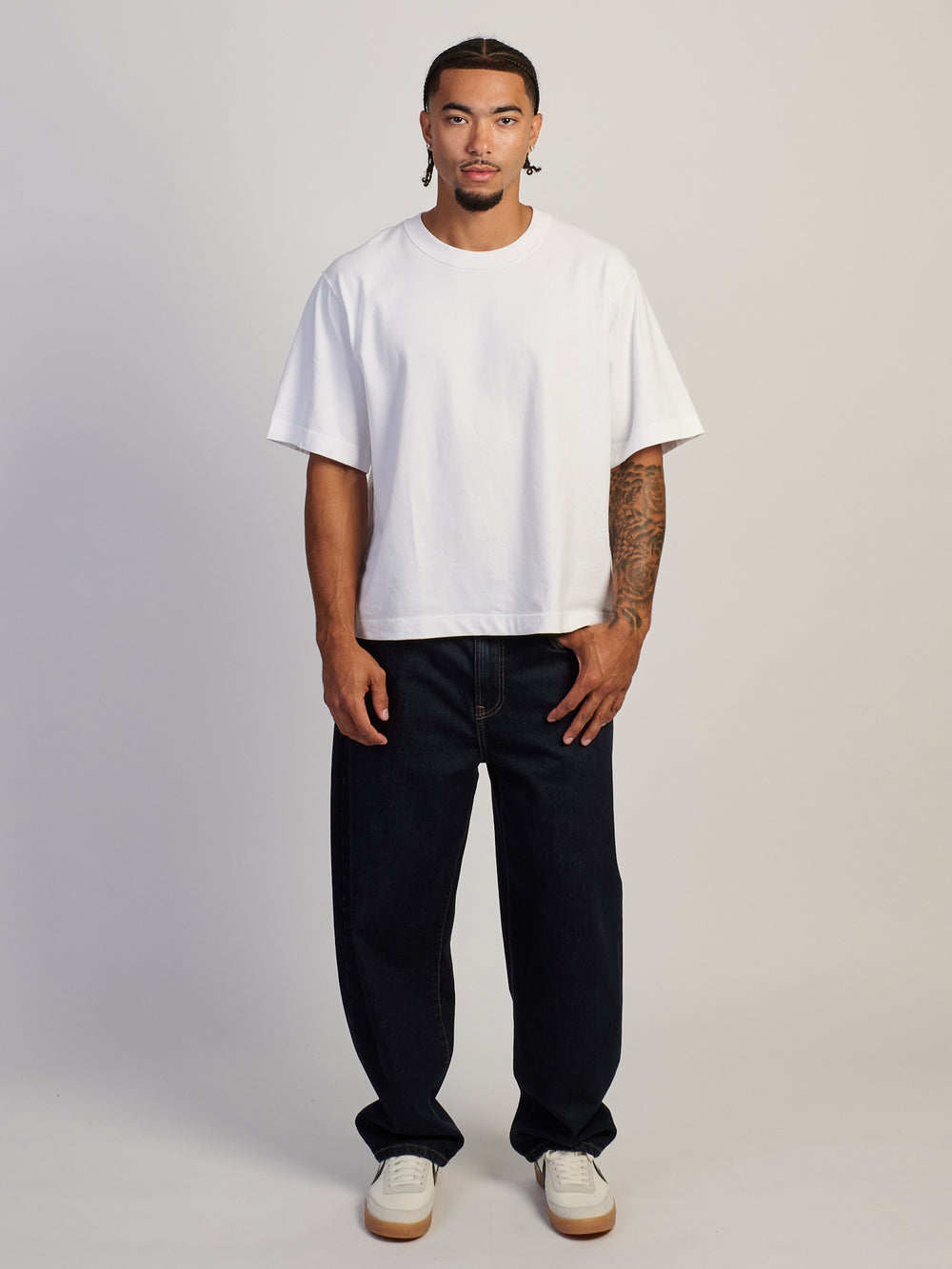 TAINTED BAGGY BARREL JEAN - RINSE