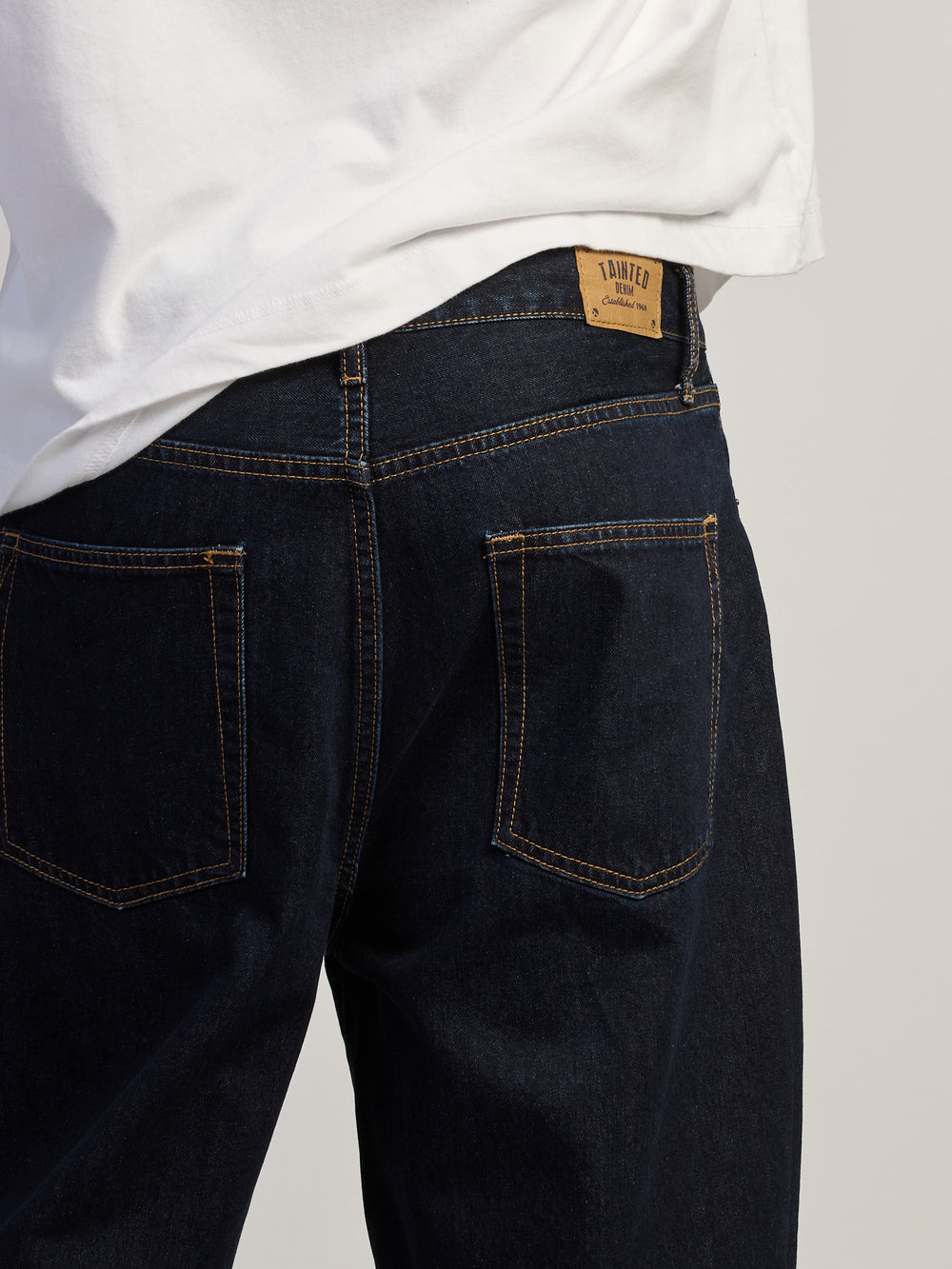 TAINTED BAGGY BARREL JEAN - RINSE