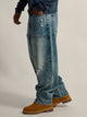 TAINTED BAGGY BARREL CARPENTER JEAN - DISTRESSED BLUE TAINTED - Boathouse USA