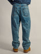 TAINTED BAGGY BARREL CARPENTER JEAN - DISTRESSED BLUE TAINTED - Boathouse USA