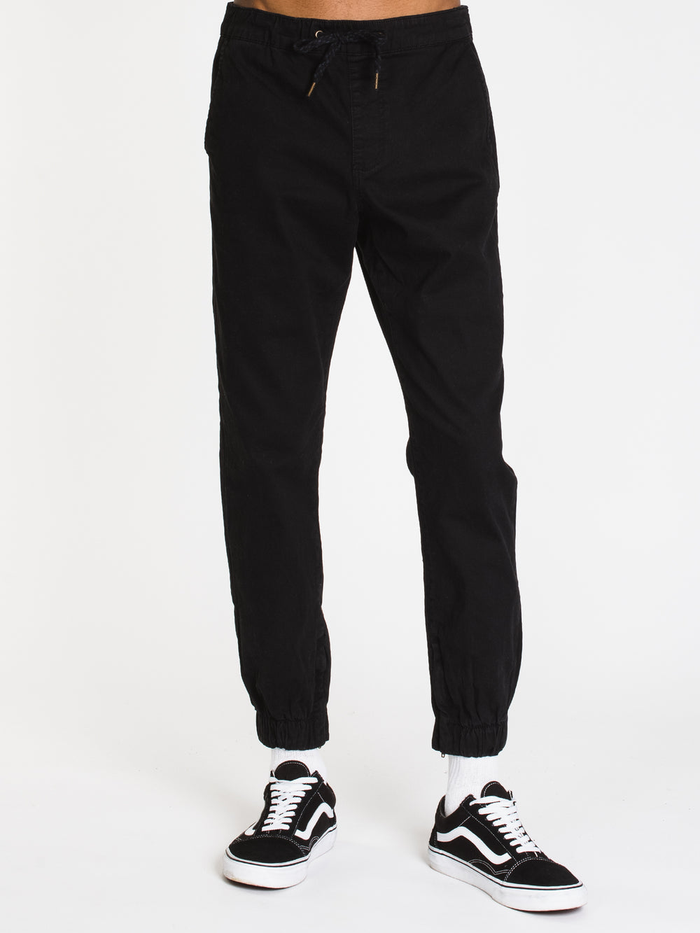 TAINTED CROCKETT RUGBY JOGGER - BLACK