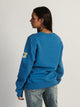 RUSSELL UCLA SLEEVE EMBROIDERED CREW