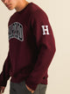 NCAA HARVARD SLEEVE EMBROIDERED CREW NCAA - Boathouse USA