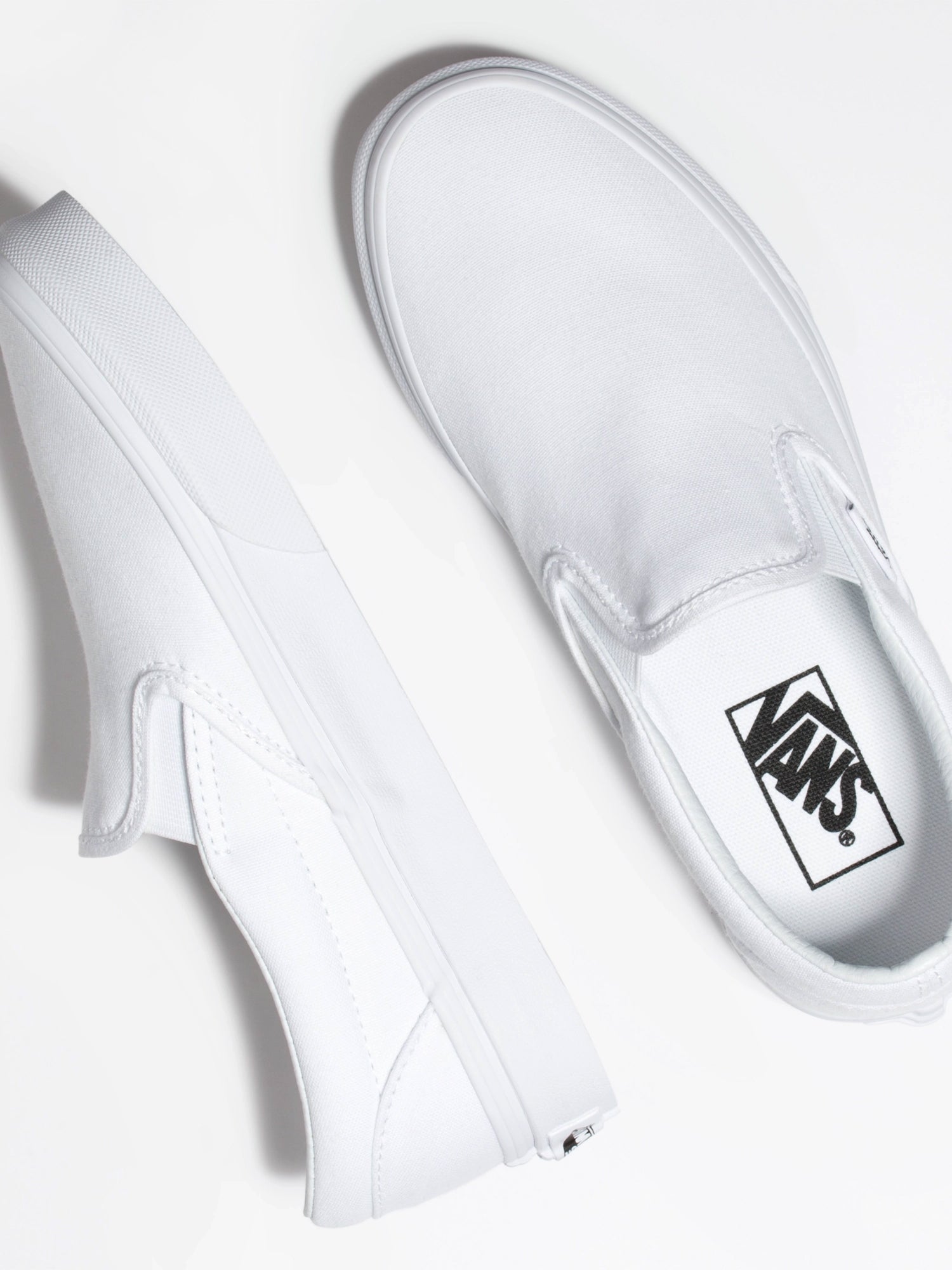 Classic all white vans online