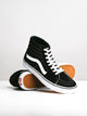 MENS VANS SK8 HI BLACK/WHITE SNEAKER VANS - Boathouse USA