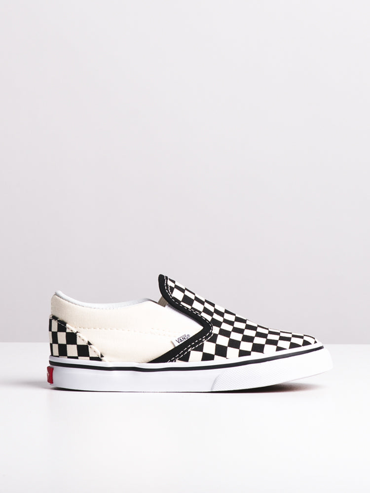 KIDS VANS TODDLER CLASSIC SLIP ON CHECKER SNEAKER