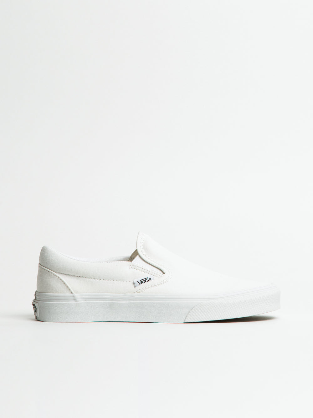 WOMENS VANS CLASSIC SLIP-ON TRUE WHITE CANVAS SHOES