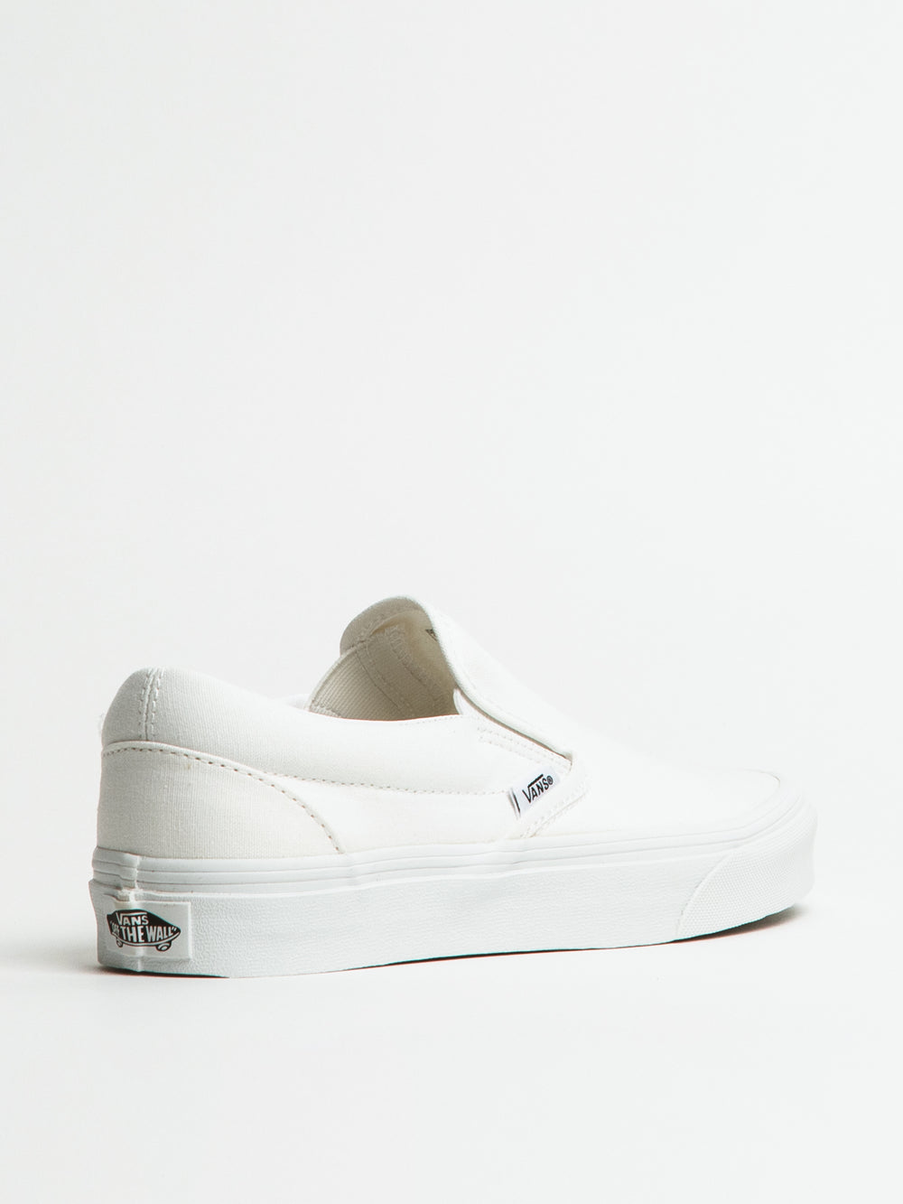 WOMENS VANS CLASSIC SLIP-ON TRUE WHITE CANVAS SHOES